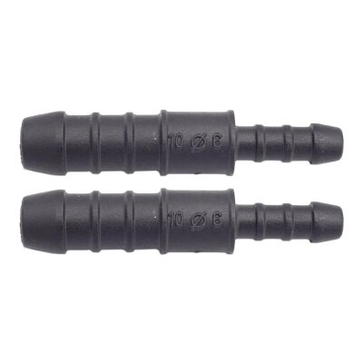 2 x YOU.S Original Schlauchverbinder Zwischenstück RGV Ø 10mm 6mm - Gerade Form - Reduzierer