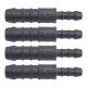 4 x YOU.S Original Schlauchverbinder Zwischenstück RGV Ø 10mm 6mm - Gerade Form - Reduzierer