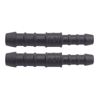 2 x YOU.S Original Schlauchverbinder Zwischenstück RGV Ø 8mm 6mm - Gerade Form - Reduzierer