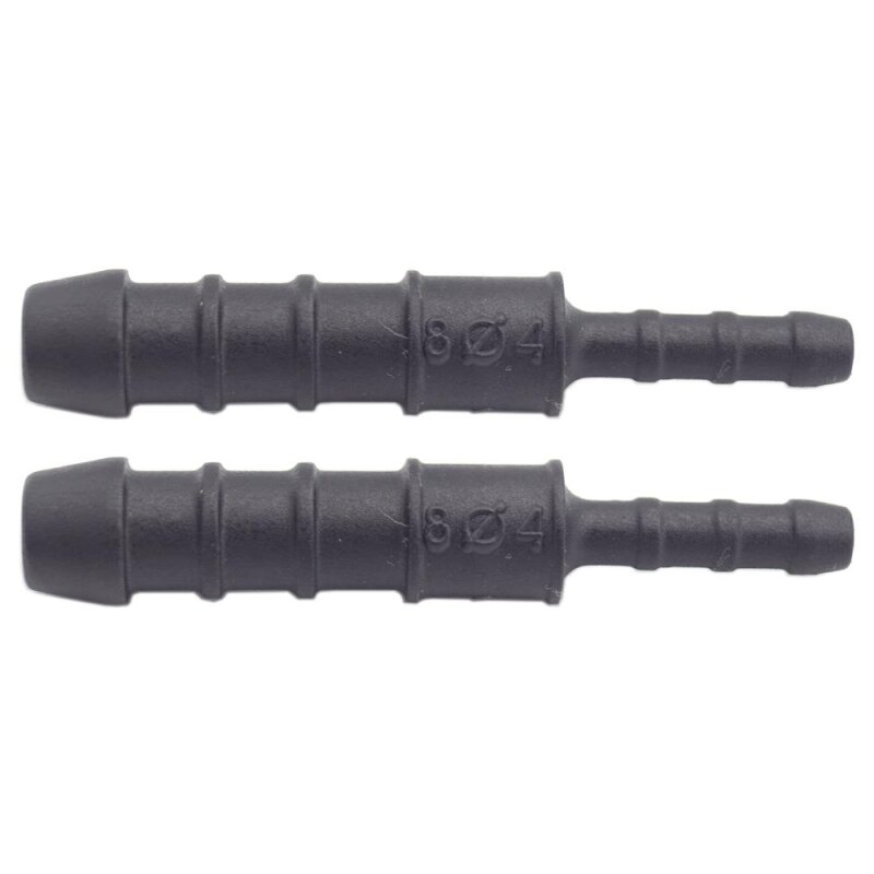 2 x YOU.S Original Schlauchverbindungsstück RGV Ø 8mm 4mm - Gerade Form - Reduzierer