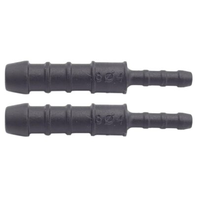 2 x YOU.S Original Schlauchverbindungsstück RGV Ø 8mm 4mm - Gerade Form - Reduzierer