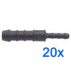 20 x YOU.S Original Schlauchverbindungsstück RGV Ø 8mm 4mm - Gerade Form - Reduzierer
