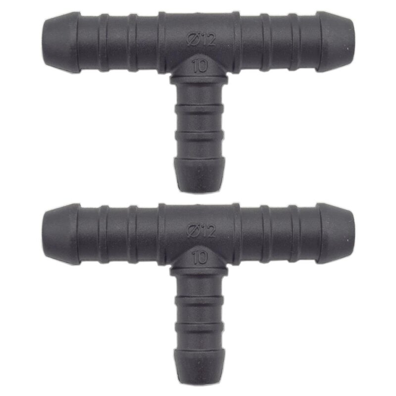 2 x YOU.S Original Schlauchverbinder Zwischenstück RGV Ø 12x10x12 mm - T-Stück Reduzierer