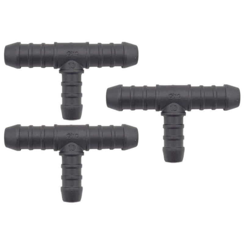 3 x YOU.S Original Schlauchverbinder Zwischenstück RGV Ø 12x10x12 mm - T-Stück Reduzierer