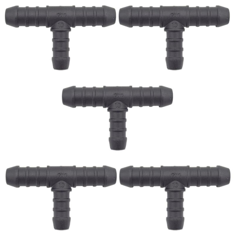 5 x YOU.S Original Schlauchverbinder Zwischenstück RGV Ø 12x10x12 mm - T-Stück Reduzierer