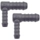 2 x YOU.S Original Schlauchverbinder Zwischenstück RGV Ø 10x14 mm 90° Winkel - L-Form Reduzierer