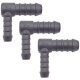 3 x YOU.S Original Schlauchverbinder Zwischenstück RGV Ø 10x14 mm 90° Winkel - L-Form Reduzierer