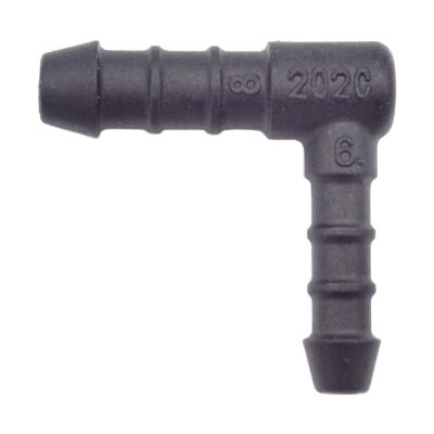 3 x YOU.S Original Schlauchverbinder Zwischenstück RGV Ø 6x8 mm 90° Winkel - L-Form Reduzierer