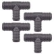 4 x YOU.S Original Schlauchverbinder Zwischenstück RGV Ø 22x22x22 mm - T-Stück
