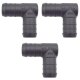 3 x YOU.S Original Schlauchverbinder Zwischenstück RGV Ø 20 mm 90° Winkel - L Form