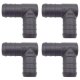4 x YOU.S Original Schlauchverbinder Zwischenstück RGV Ø 20 mm 90° Winkel - L Form