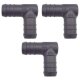 3 x YOU.S Original Schlauchverbinder Zwischenstück RGV Ø 18 mm 90° Winkel - L Form