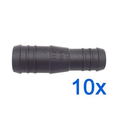 10 x YOU.S Original Schlauchverbinder Zwischenstück...
