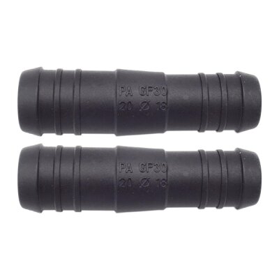 2 x YOU.S Original Schlauchverbinder Zwischenstück RGV Ø 20mm 18mm - Gerade Form - Reduzierer