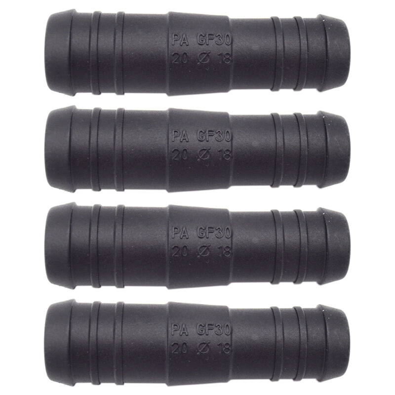 4 x YOU.S Original Schlauchverbinder Zwischenstück RGV Ø 20mm 18mm - Gerade Form - Reduzierer