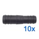 10 x YOU.S Original Schlauchverbinder Zwischenstück RGV Ø 20mm 18mm - Gerade Form - Reduzierer