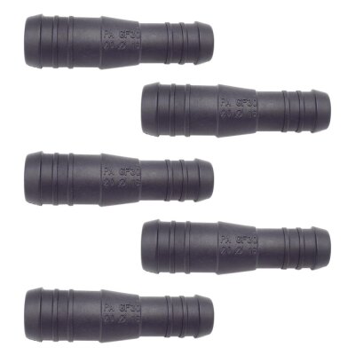 5 x YOU.S Original Schlauchverbinder Zwischenstück RGV Ø 20mm 16mm - Gerade Form - Reduzierer