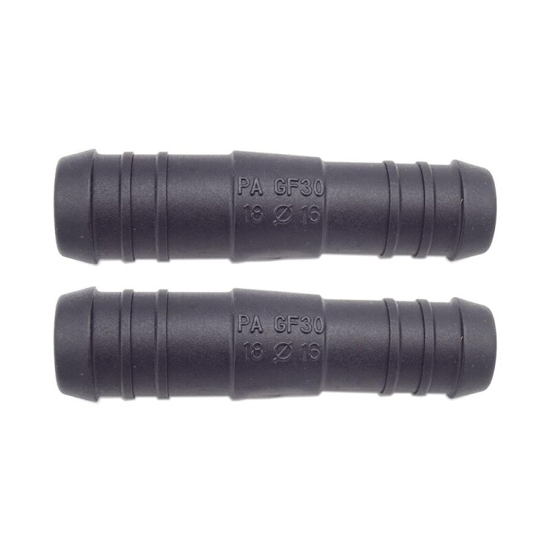 2 x YOU.S Original Schlauchverbinder Zwischenstück RGV Ø 18mm 16mm - Gerade Form - Reduzierer
