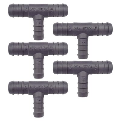 5 x YOU.S Original Schlauchverbinder Zwischenstück RGV Ø 18x18x14 mm - T-Stück Reduzierer