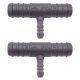 2 x YOU.S Original Schlauchverbinder Zwischenstück RGV Ø 18x18x8 mm - T-Stück Reduzierer