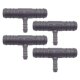 4 x YOU.S Original Schlauchverbinder Zwischenstück RGV Ø 18x18x8 mm - T-Stück Reduzierer