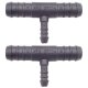 2 x YOU.S Original Schlauchverbinder Zwischenstück RGV Ø 16x16x8 mm - T-Stück Reduzierer