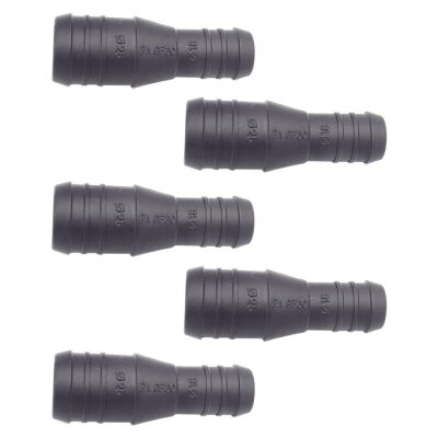 5 x YOU.S Original Schlauchverbinder Zwischenstück RGV Ø 25mm 18mm - Gerade Form - Reduzierer