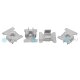 50 x YOU.S Original Karosserie Federmutter kompatibel mit BMW / MINI / SEAT / VW - N10305502