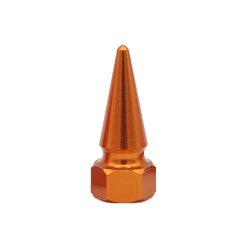 1 Stück YOU.S Ventilkappe Reifenventil Spike in Orange für Auto PKW LKW Motorrad Fahrrad