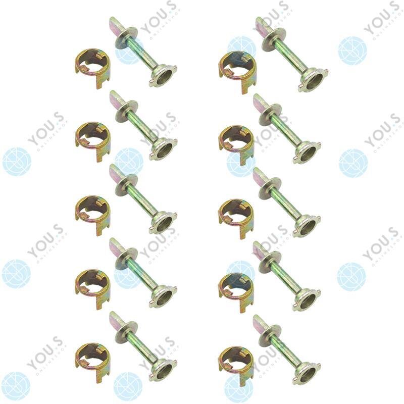 10 x YOU.S Original Reparatursatz Türschloss Vorne Links / Rechts kompatibel mit VW - 3B0837167
