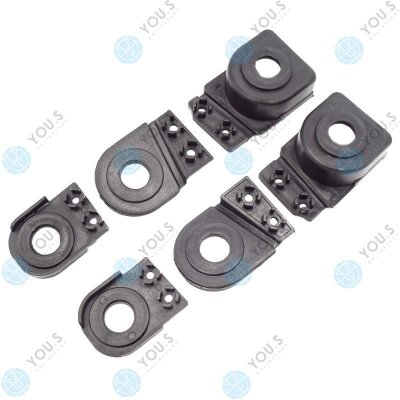 YOU.S Original Scheinwerferhalter Reparatursatz Vorne Links + Rechts kompatibel mit Audi A6 (4F_, C6) - 4F0998122 - 4F0998121