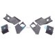 YOU.S Original Scheinwerferhalter Reparatursatz Vorne Links + Rechts kompatibel mit BMW 3er (E90) (E91) (E92) (E93)