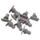 40 x YOU.S Original Türdichtung Gummidichtung Befestigungsclips Clips kompatibel mit Skoda kompatibel mit VW - 3B0839723