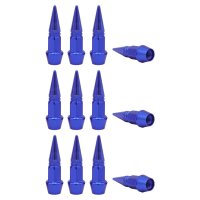 12 Stück YOU.S Ventilkappen Ventil Abdeckung Spike in Blau für Auto PKW LKW Motorrad Fahrrad