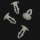 30 x YOU.S Original Türdichtung Gummidichtung Stopfen Clips kompatibel mit Mercedes-Benz /8 / Heckflosse - A0009871015
