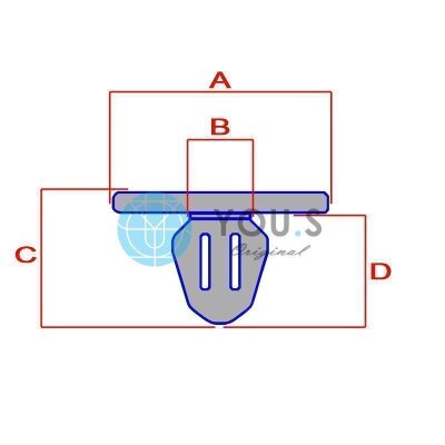 20 x YOU.S Original Türdichtung Gummidichtung Befestigungsclips Clips kompatibel mit Mercedes - A0129883178
