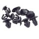 10 x YOU.S Original Türdichtung Gummidichtung Befestigungsclips Clips kompatibel mit Dacia kompatibel mit Peugeot kompatibel mit Renault - 8201033717