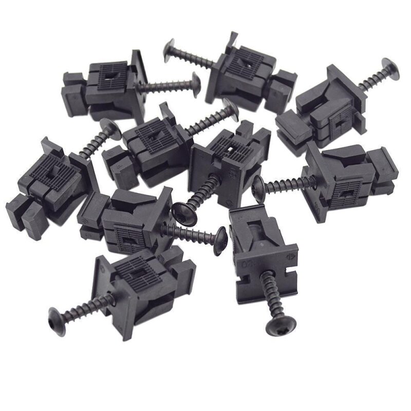 10 x YOU.S Original Scheinwerfer Befestigung Clip + Schraube kompatibel mit Renault - 7703081180