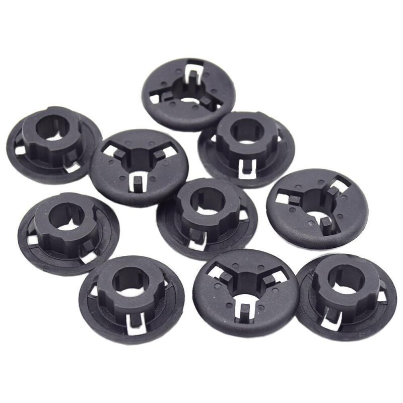 10 x YOU.S Original Motorhaubenstützstange Tüllen Stangenhalter Clips kompatibel mit Toyota - 90480-15028