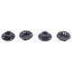 10 x YOU.S Original Motorhaubenstützstange Tüllen Stangenhalter Clips kompatibel mit Toyota - 90480-15028