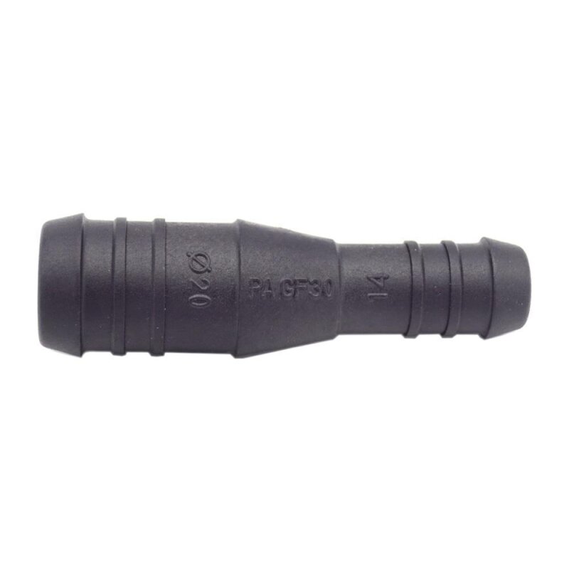 1 x YOU.S Original Schlauchstutzen Verbindungsstück RGV Ø 20mm 14mm - Gerade Form - Reduzierer