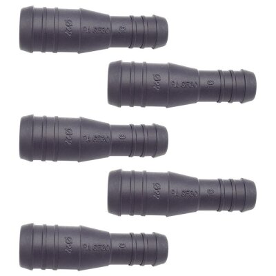 5 x YOU.S Original Schlauchstutzen Verbindungsstück RGV Ø 20mm 14mm - Gerade Form - Reduzierer