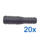 20 x YOU.S Original Schlauchstutzen Verbindungsstück RGV Ø 18mm 14mm - Gerade Form - Reduzierer