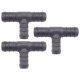 3 x YOU.S Original Schlauchverbinder Zwischenstück RGV Ø 16x16x14 mm - T-Stück Reduzierer