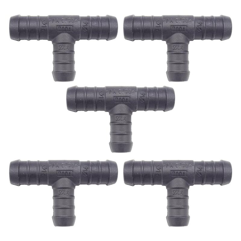 5 x YOU.S Original Schlauchverbinder Zwischenstück RGV Ø 16x16x14 mm - T-Stück Reduzierer