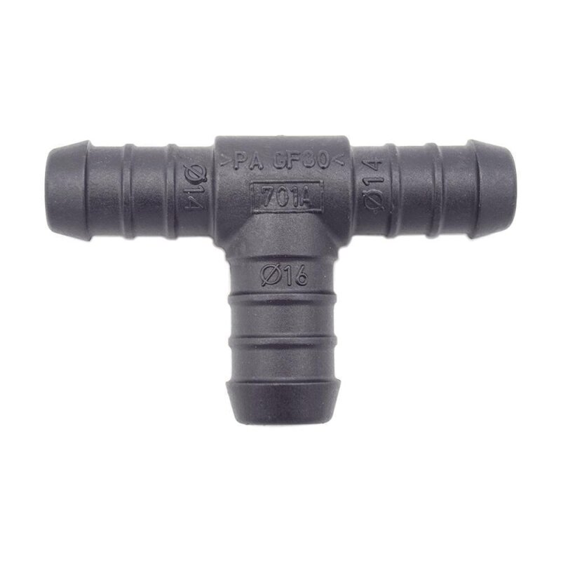 1 x YOU.S Original Schlauchverbinder Zwischenstück RGV Ø 14x16x14 mm - T-Stück Reduzierer