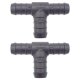 2 x YOU.S Original Schlauchverbinder Zwischenstück RGV Ø 14x16x14 mm - T-Stück Reduzierer