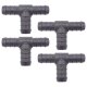 4 x YOU.S Original Schlauchverbinder Zwischenstück RGV Ø 14x16x14 mm - T-Stück Reduzierer