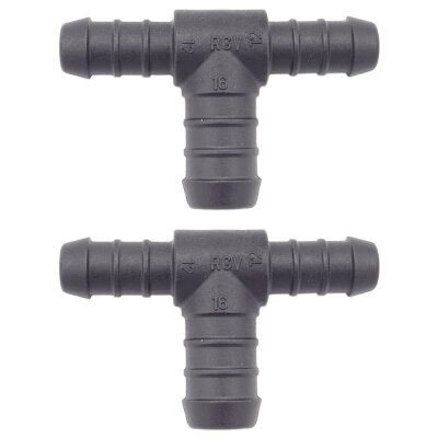 2 x YOU.S Original Schlauchverbinder Zwischenstück RGV Ø 12x16x12 mm - T-Stück Reduzierer