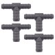 4 x YOU.S Original Schlauchverbinder Zwischenstück RGV Ø 12x16x12 mm - T-Stück Reduzierer